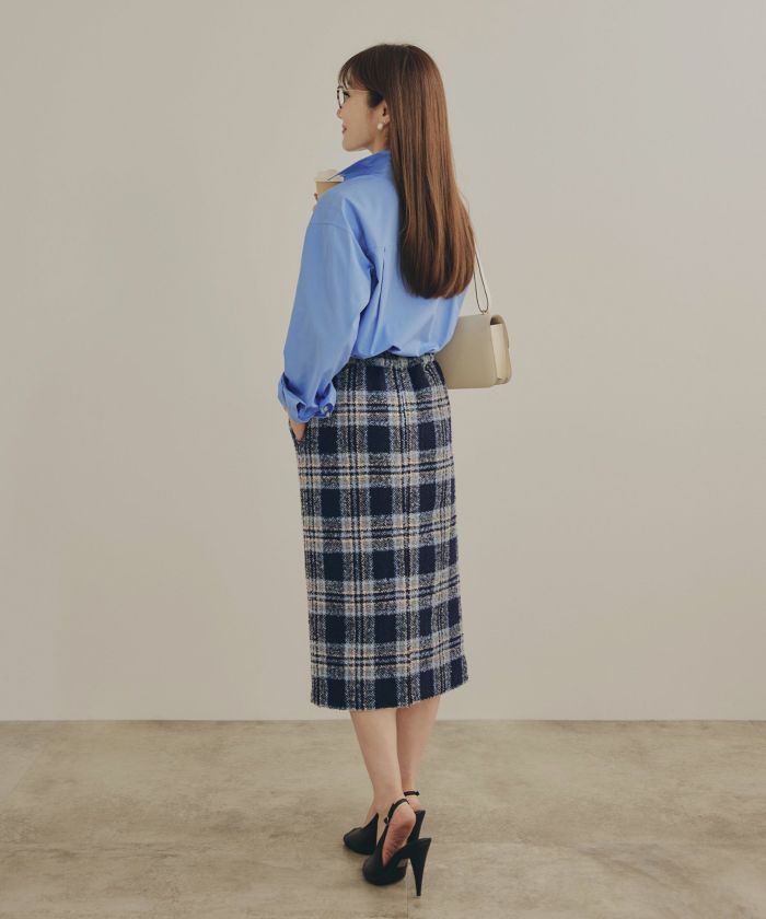 手洗い可 レディース 秋冬 大人可愛い 上品 きれいめ 大人カジュアル 柄 フェミニン ジョイントスペース