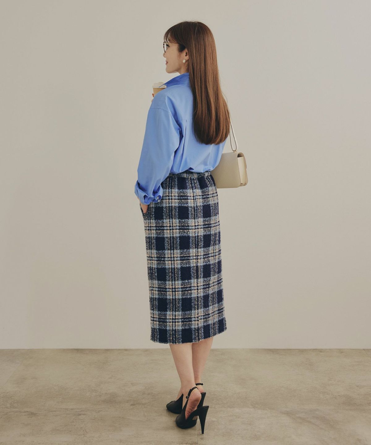 手洗い可 レディース 秋冬 大人可愛い 上品 きれいめ 大人カジュアル 柄 フェミニン ジョイントスペース