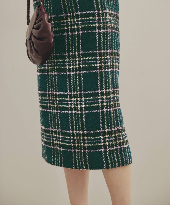 手洗い可 レディース 秋冬 大人可愛い 上品 きれいめ 大人カジュアル 柄 フェミニン ジョイントスペース