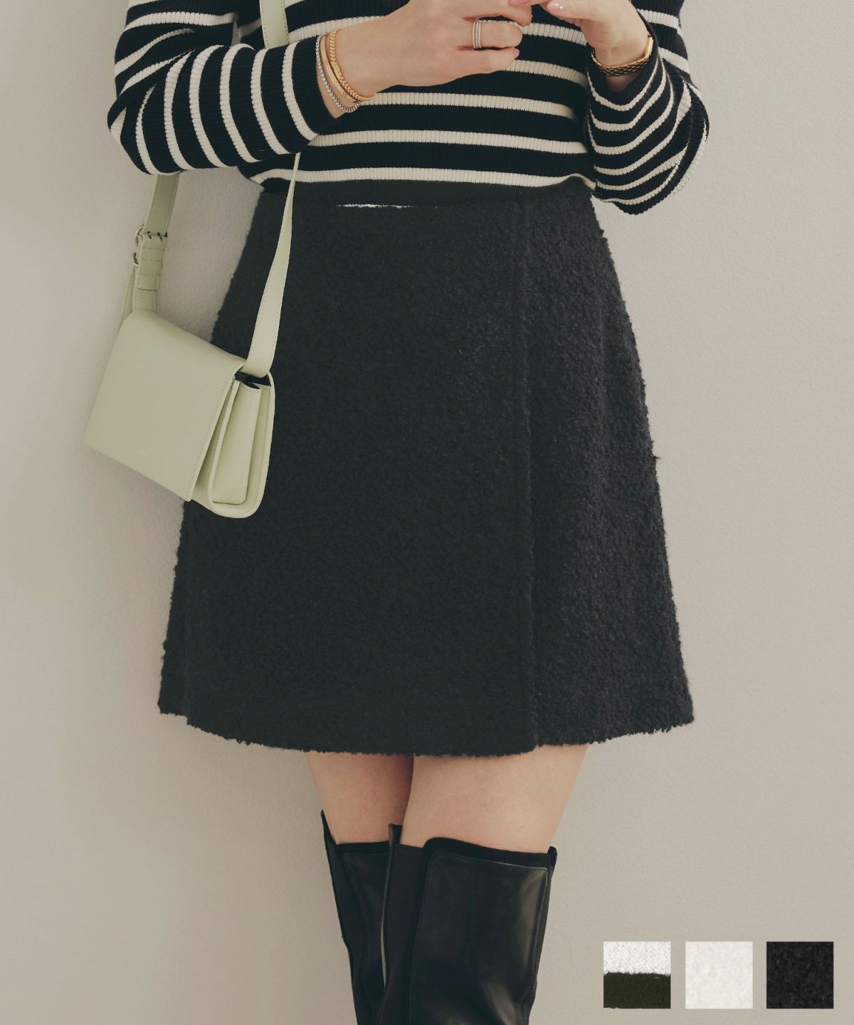 ラップスカート風 ショート パンツ Liala×PG