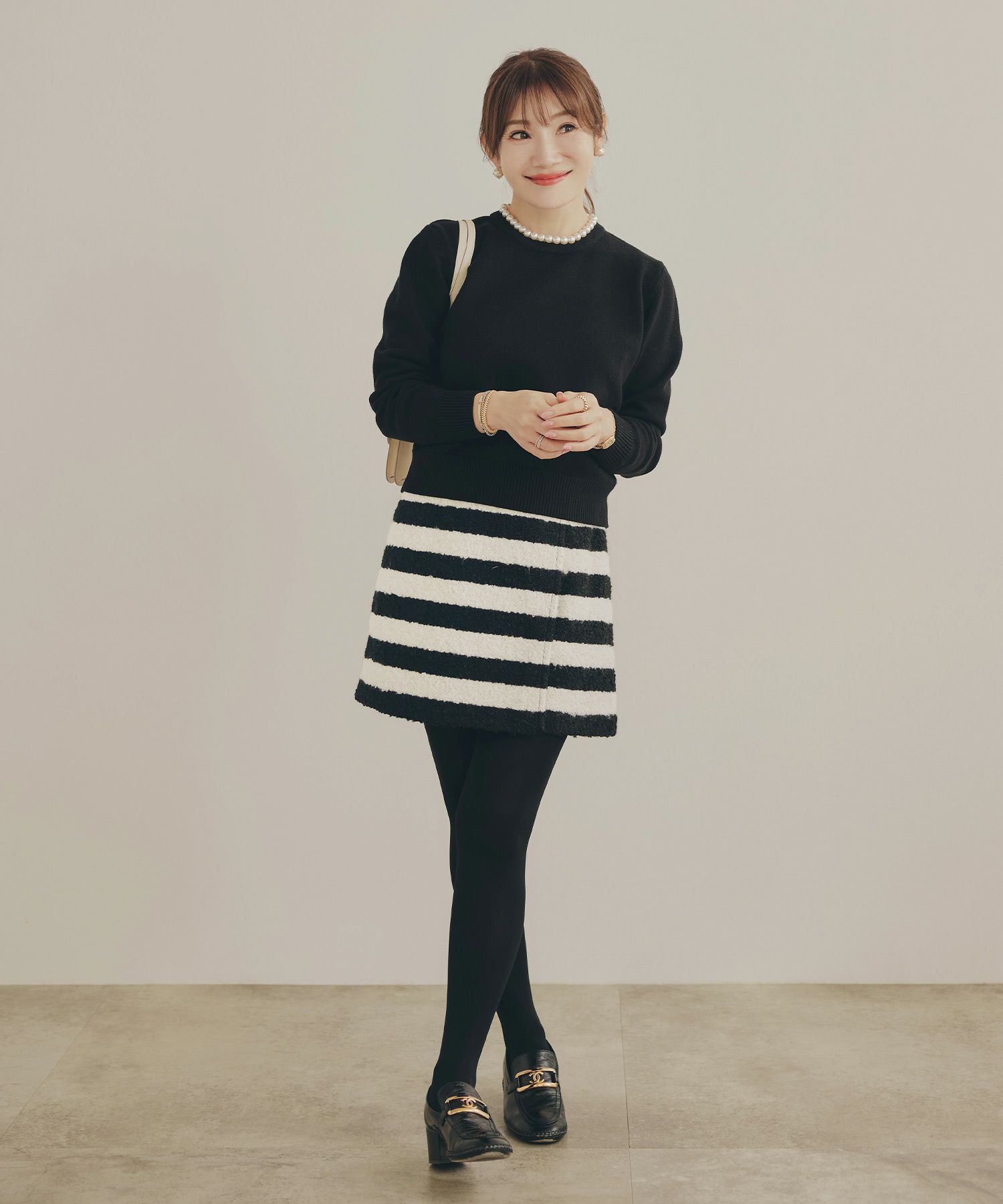 手洗い可 レディース 秋冬 大人可愛い 上品 きれいめ 大人カジュアル フェミニン ミニ丈 ジョイントスペース