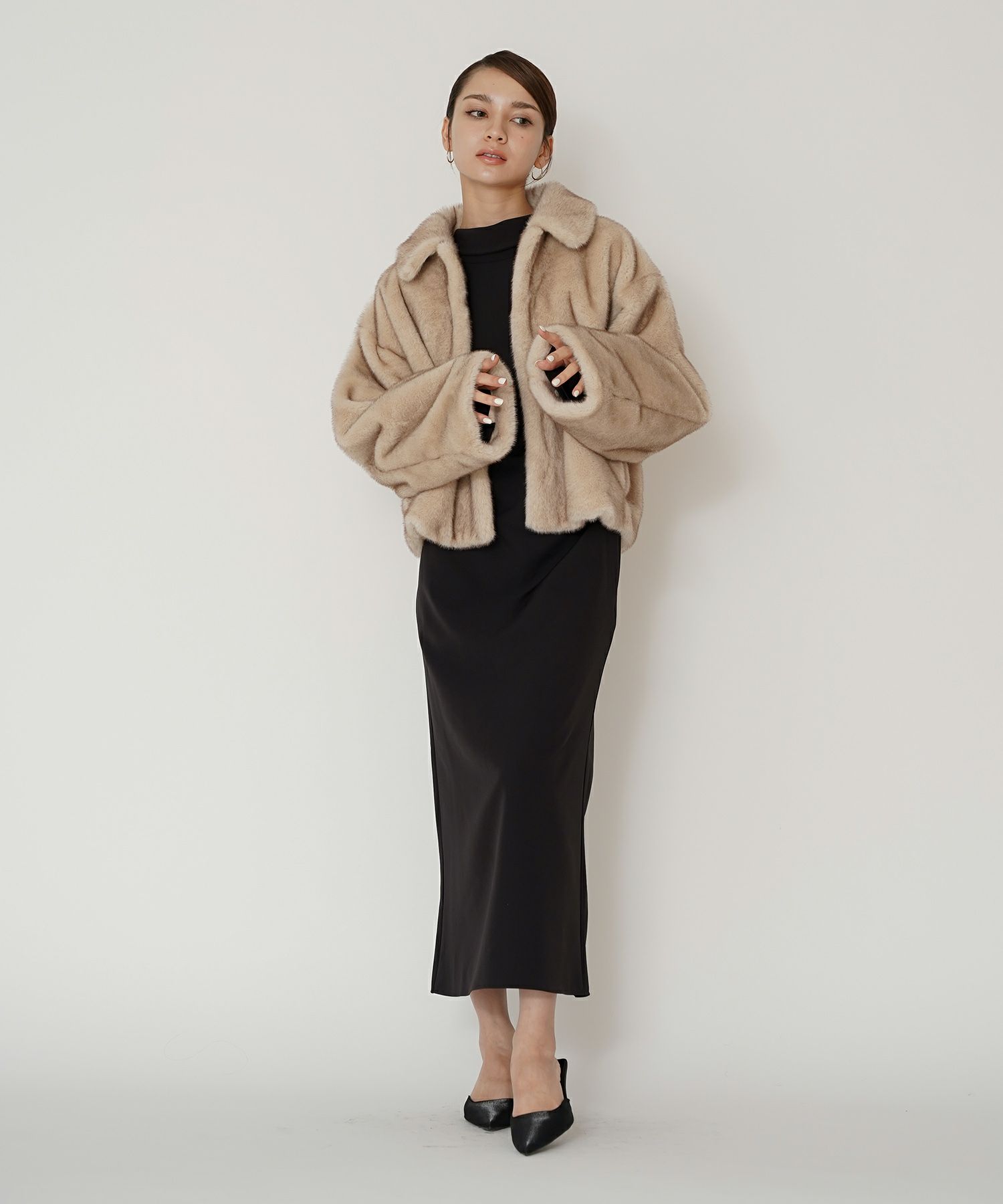 結婚式 フォーマル ディナー バックオープン パーティードレス 二次会 前撮り モード Iライン タイト 韓国風 綺麗め 細見え カジュアル KINO THE KEI