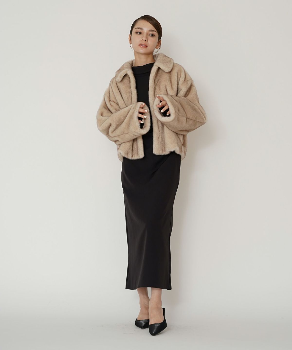 結婚式 フォーマル ディナー バックオープン パーティードレス 二次会 前撮り モード Iライン タイト 韓国風 綺麗め 細見え カジュアル KINO THE KEI