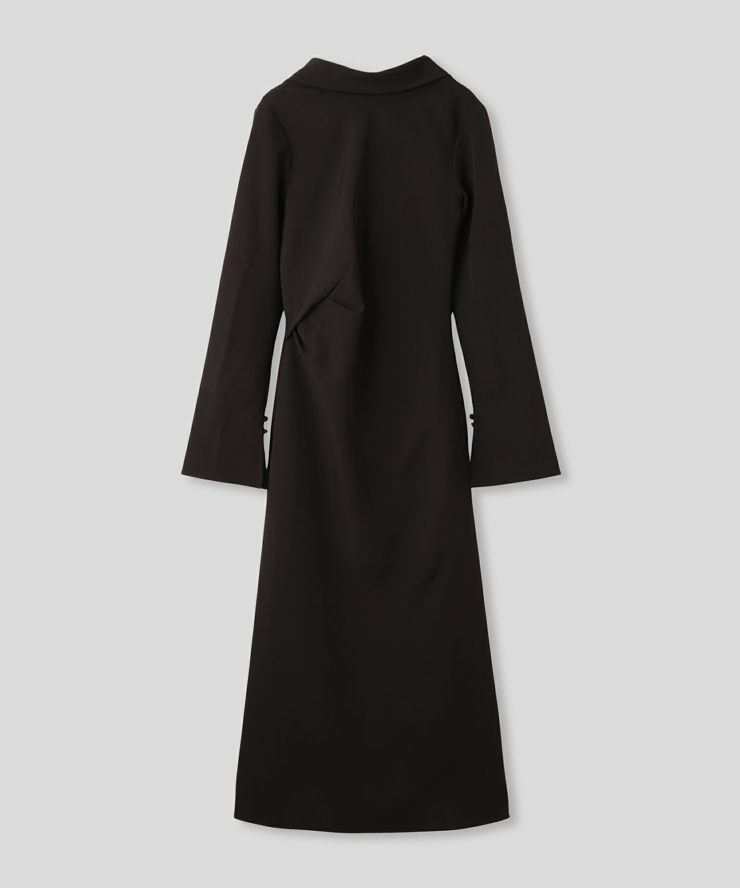 結婚式 フォーマル ディナー バックオープン パーティードレス 二次会 前撮り モード Iライン タイト 韓国風 綺麗め 細見え カジュアル KINO THE KEI