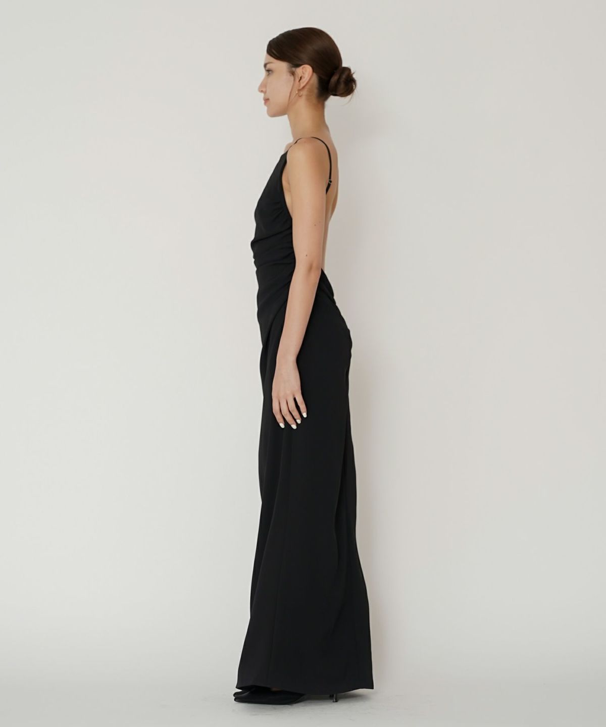 フィットネス バックオープンワンピ 海外 ロング丈 リゾートワンピ パーティ ディナー タイトワンピース 韓国風 綺麗め 細見え カジュアル KINO THE KEI