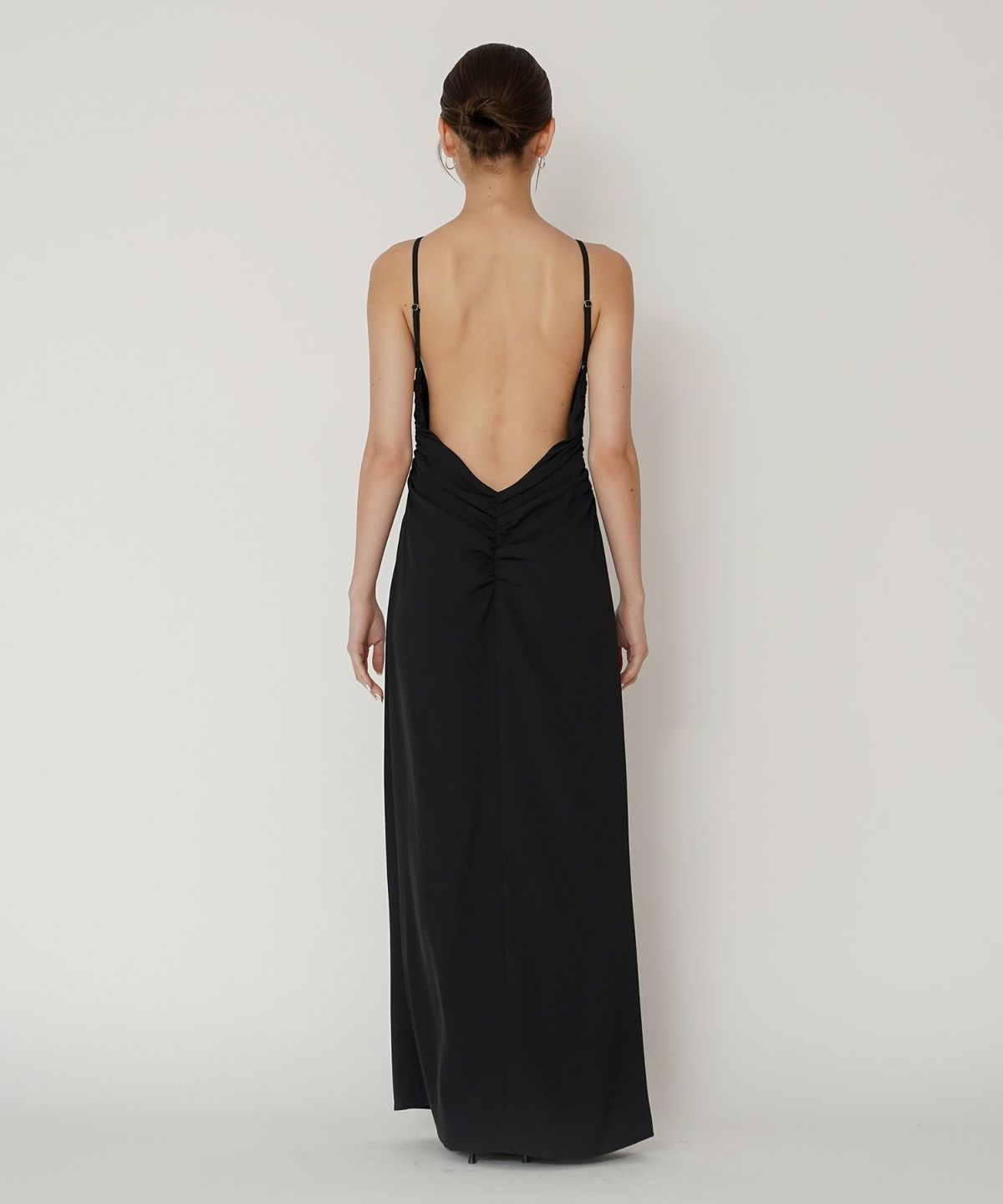 フィットネス バックオープンワンピ 海外 ロング丈 リゾートワンピ パーティ ディナー タイトワンピース 韓国風 綺麗め 細見え カジュアル KINO THE KEI