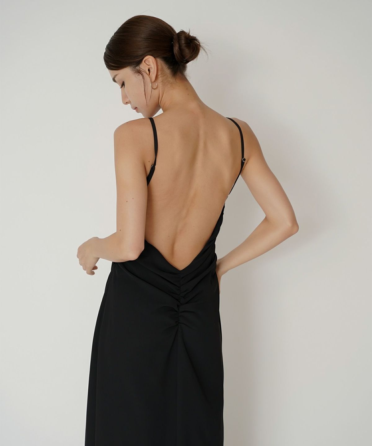 フィットネス バックオープンワンピ 海外 ロング丈 リゾートワンピ パーティ ディナー タイトワンピース 韓国風 綺麗め 細見え カジュアル KINO THE KEI