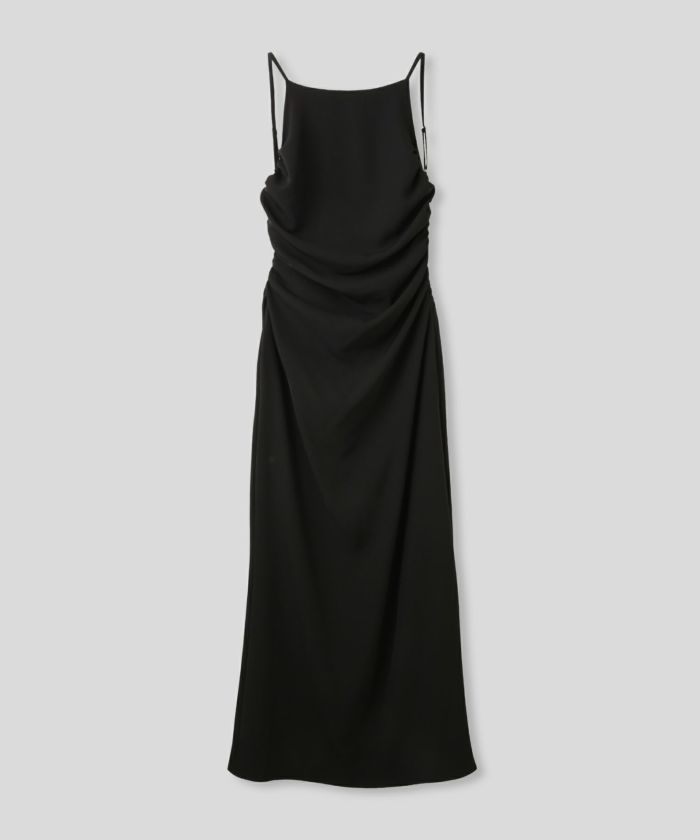 フィットネス バックオープンワンピ 海外 ロング丈 リゾートワンピ パーティ ディナー タイトワンピース 韓国風 綺麗め 細見え カジュアル KINO THE KEI