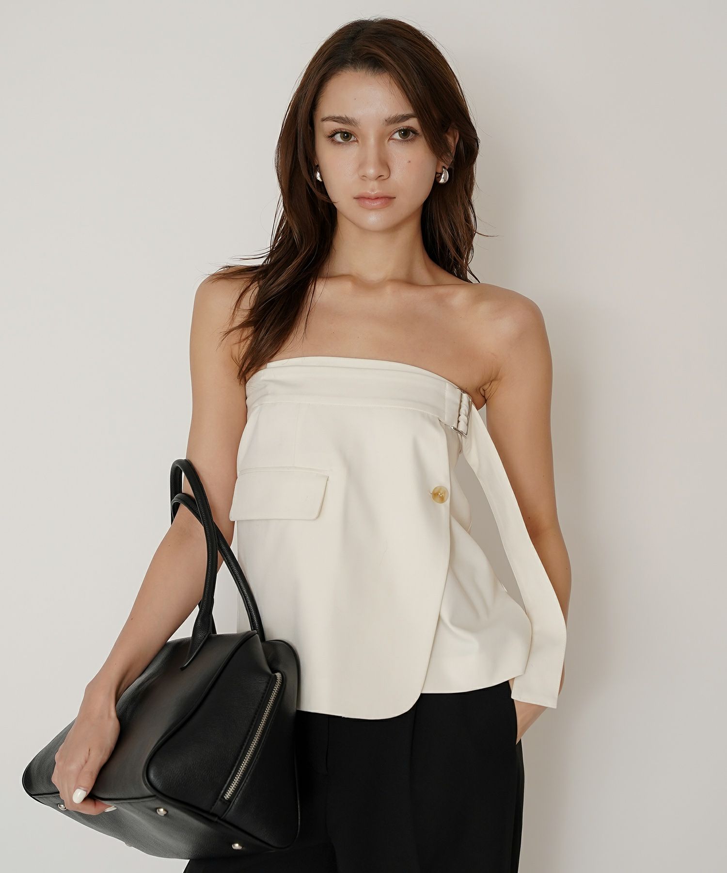 ミニスカート ショート丈 ミニボトム ウエストゴム 台形 タイトスカート 制服 韓国風 綺麗め 細見え カジュアル KINO THE KEI