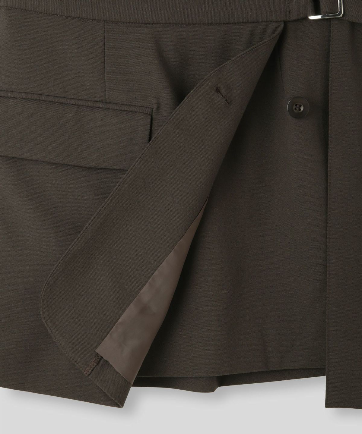 ミニスカート ショート丈 ミニボトム ウエストゴム 台形 タイトスカート 制服 韓国風 綺麗め 細見え カジュアル KINO THE KEI