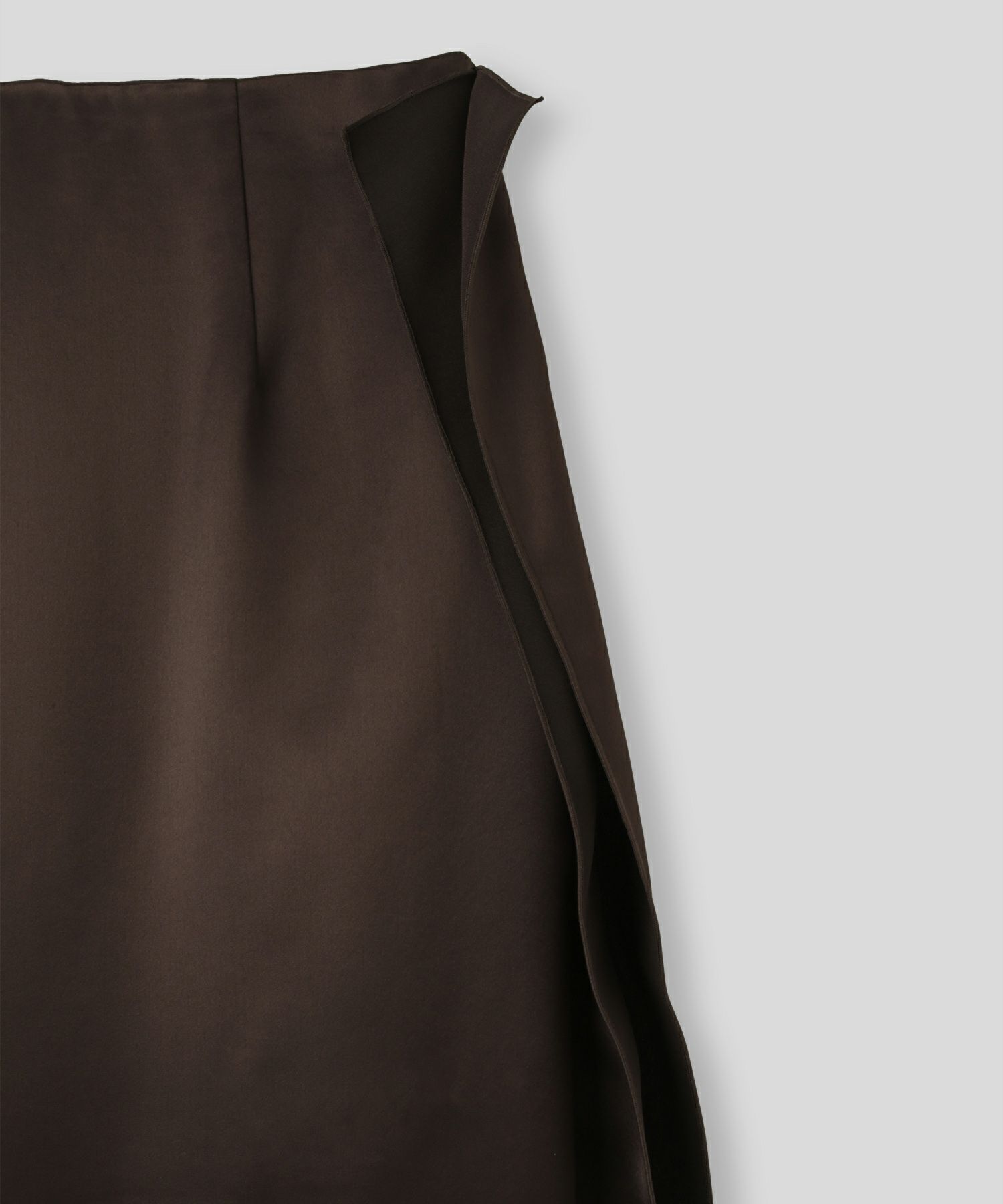 オフィス フォーマル デート サテンスカート Iラインスカート ロングスカート タイトスカート 韓国風 綺麗め 細見え カジュアル KINO THE KEI