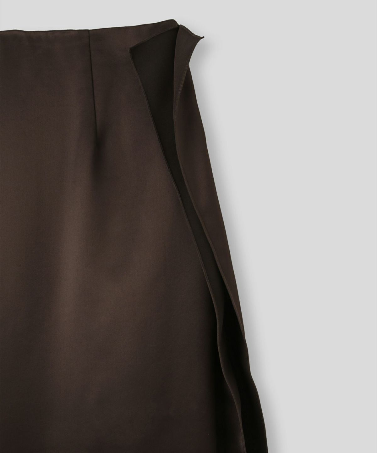 オフィス フォーマル デート サテンスカート Iラインスカート ロングスカート タイトスカート 韓国風 綺麗め 細見え カジュアル KINO THE KEI