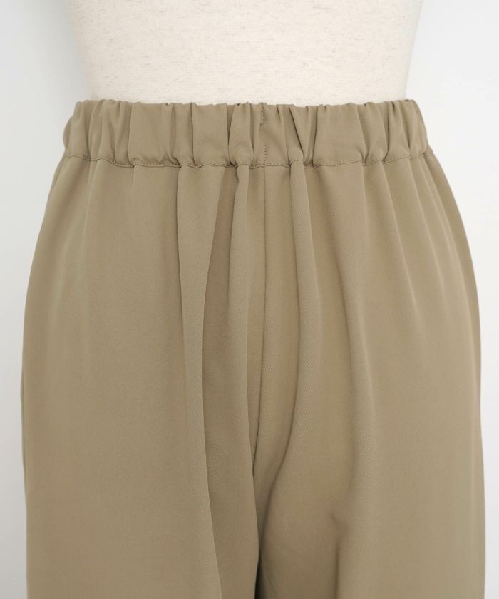 手洗い可 ボトムス パンツ ワイドパンツ センタープレス 上品 エレガント ジョイントスペース