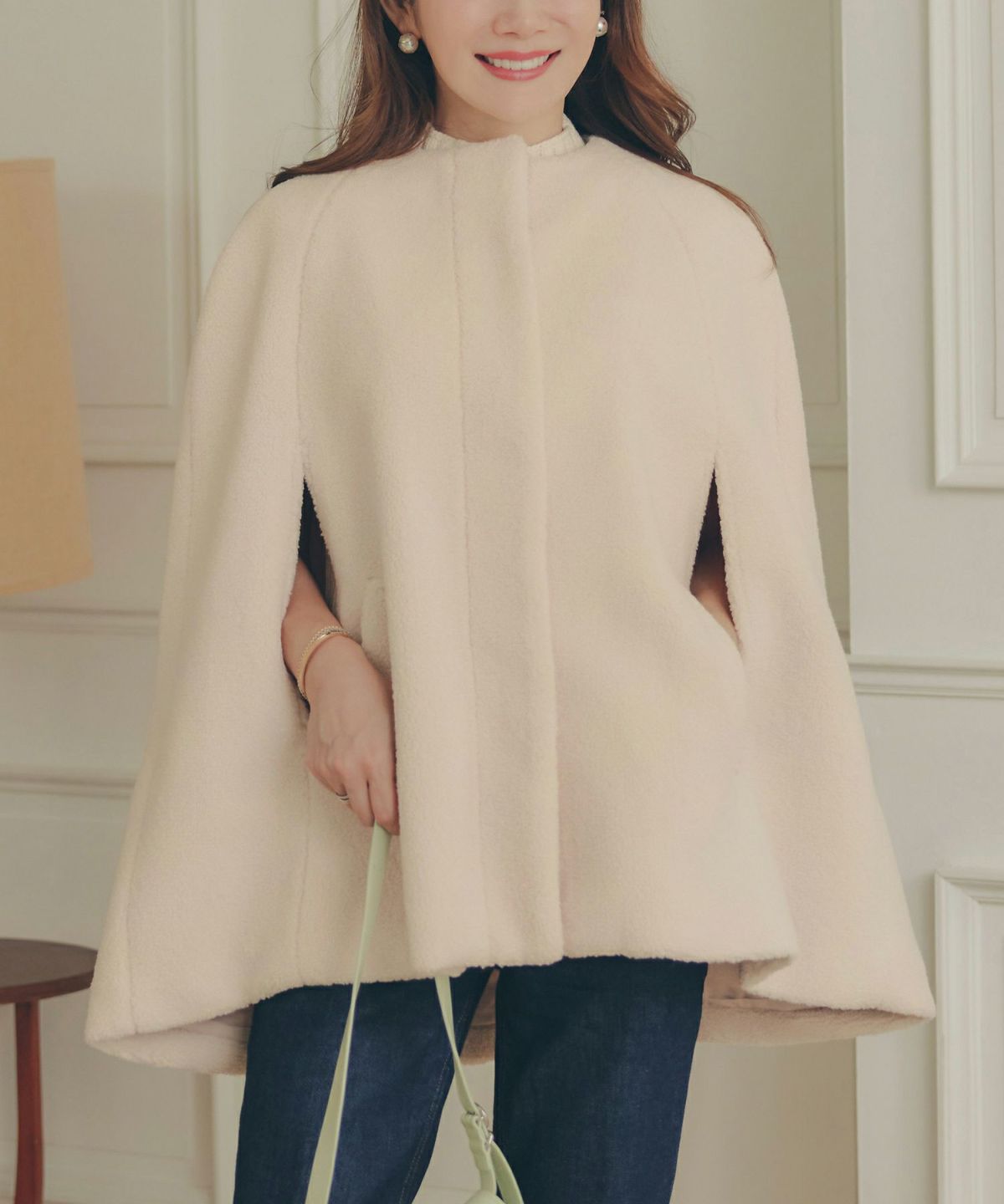 レディース アウター 秋冬 大人可愛い 上品 きれいめ 大人カジュアル フェミニン ジョイントスペース