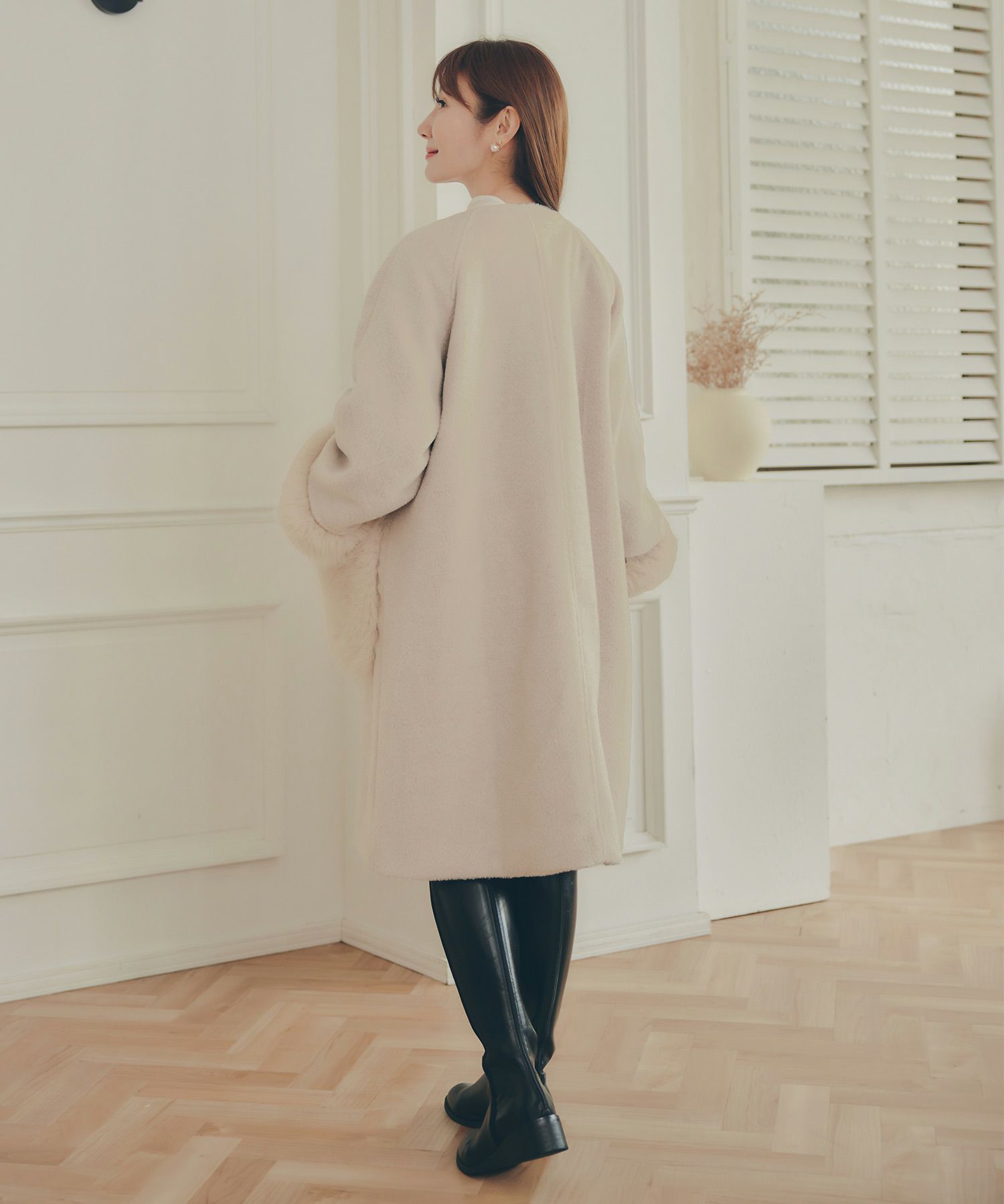 アウター レディース かわいい 上品 大人 カジュアル きれいめ オフィス フェニミン ジョイントスペース