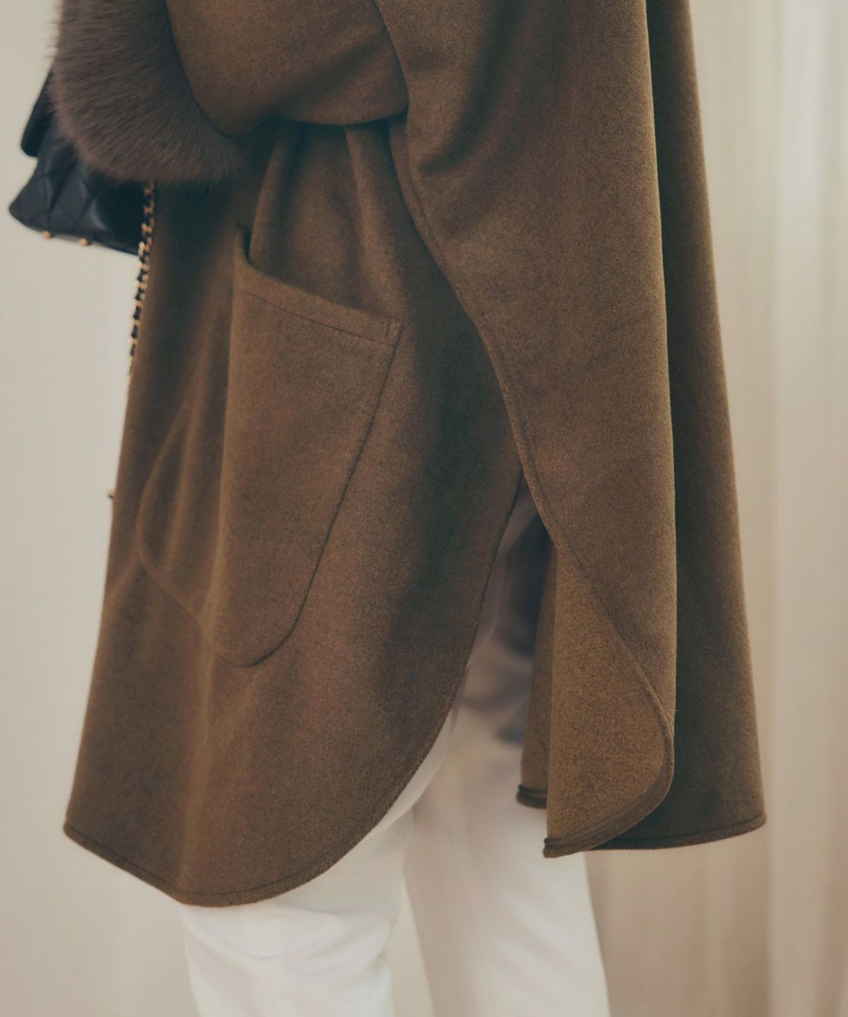 レディース 秋冬 大人可愛い 上品 きれいめ 大人カジュアル フェミニン フード ジョイントスペース