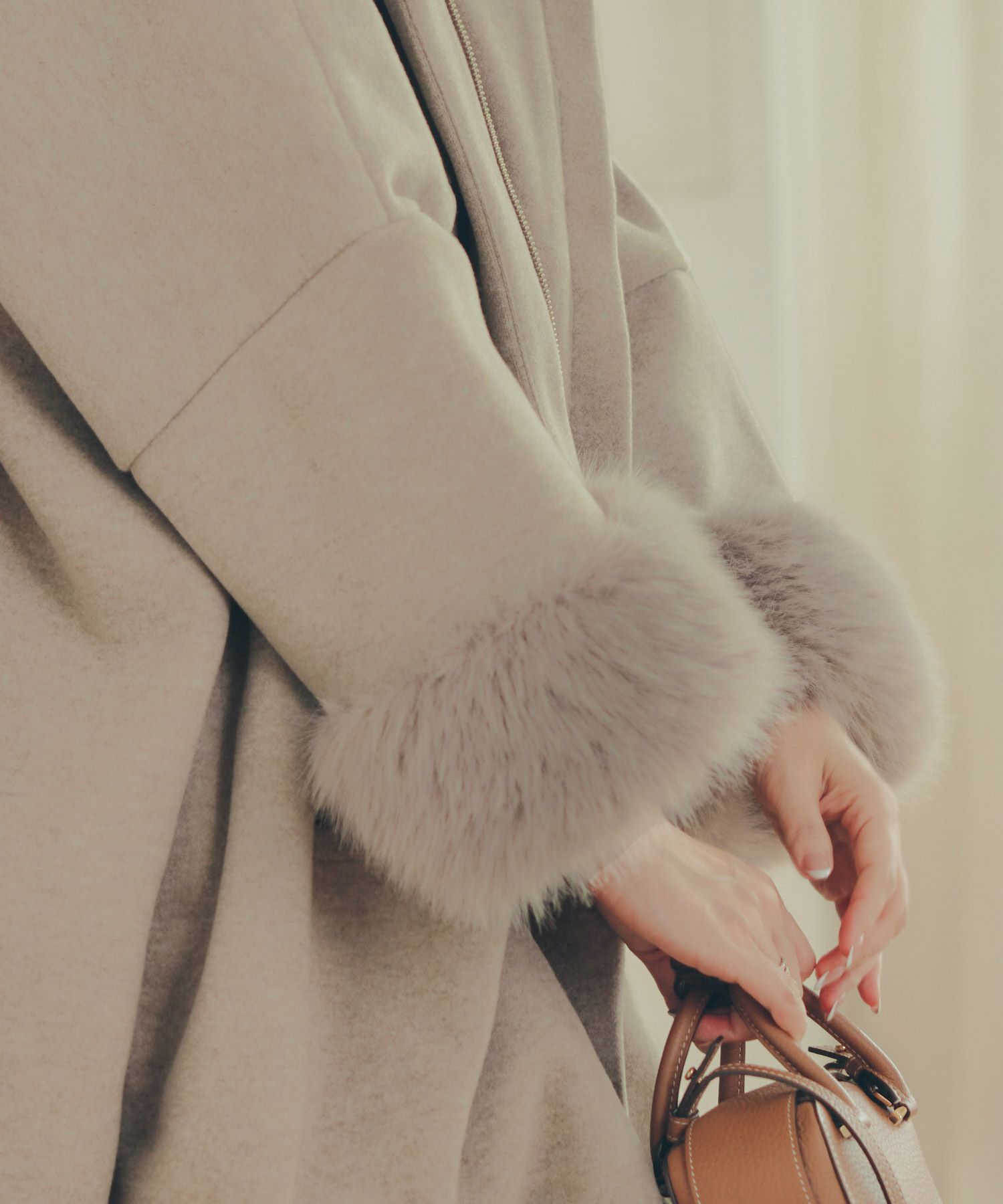 レディース 秋冬 大人可愛い 上品 きれいめ 大人カジュアル フェミニン フード ジョイントスペース