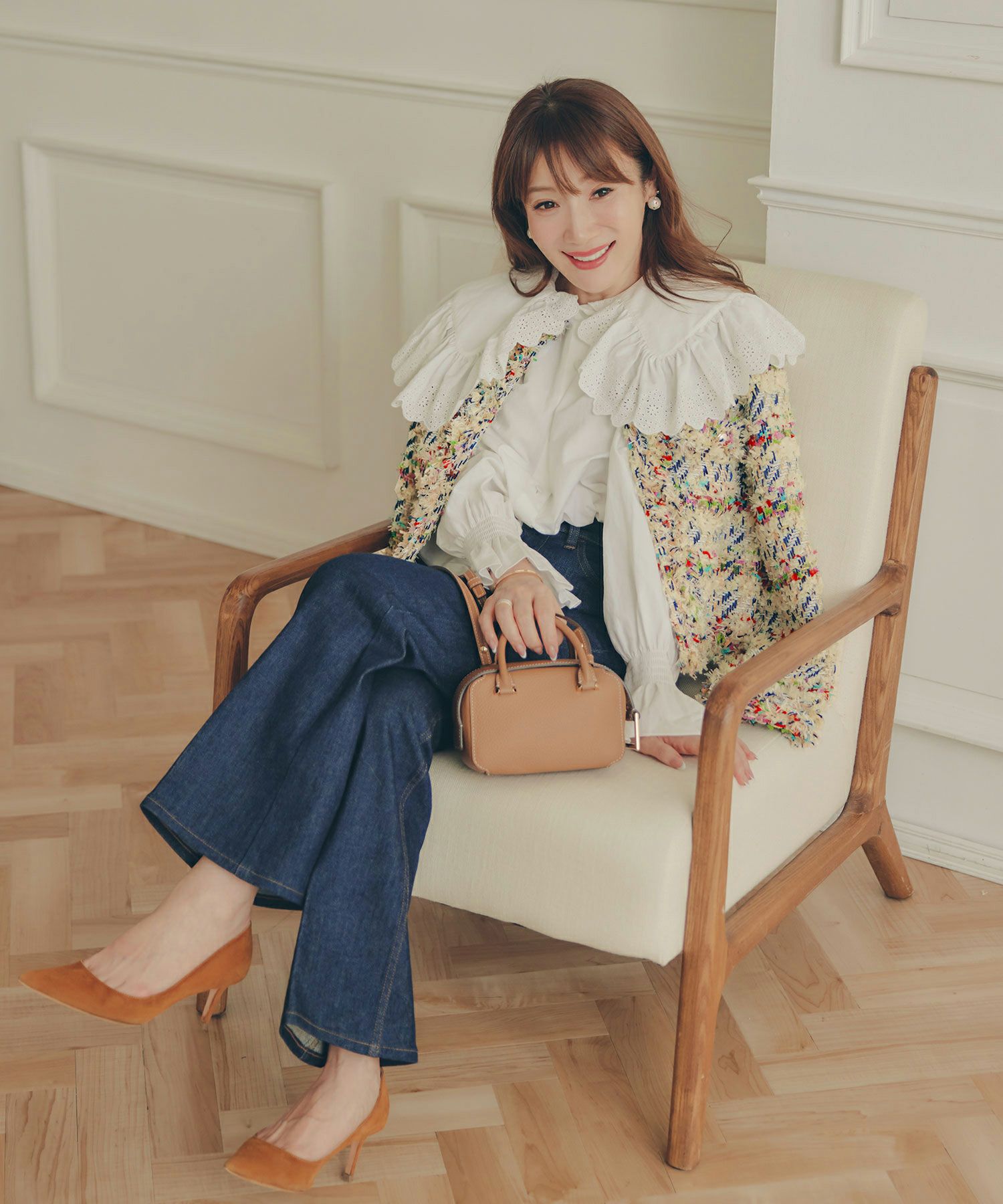 手洗い可 レディース アウター 秋冬 大人可愛い 上品 きれいめ オケージョン フェミニン ジョイントスペース