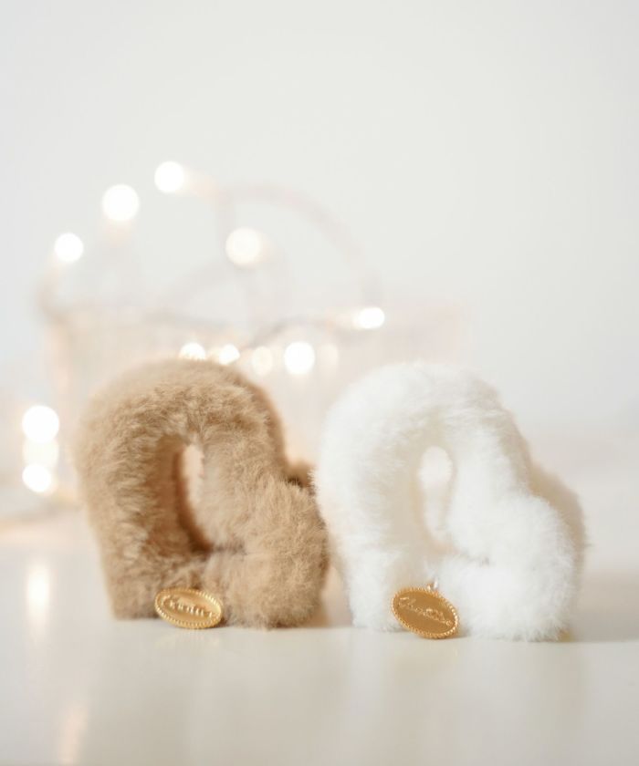 ヘアアクセサリー バンス ファー ハート クリップ ジョイントスペース