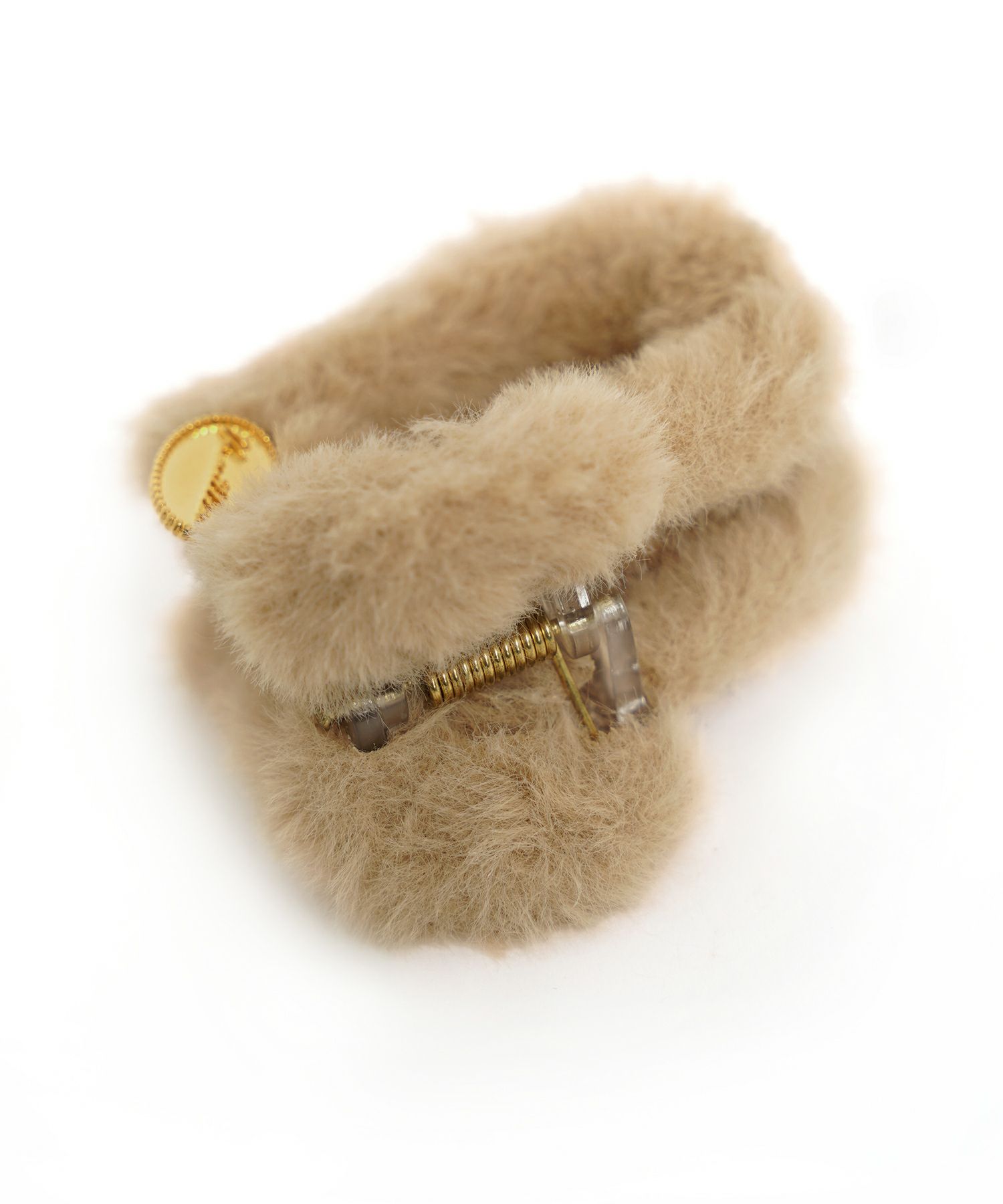 ヘアアクセサリー バンス ファー ハート クリップ ジョイントスペース