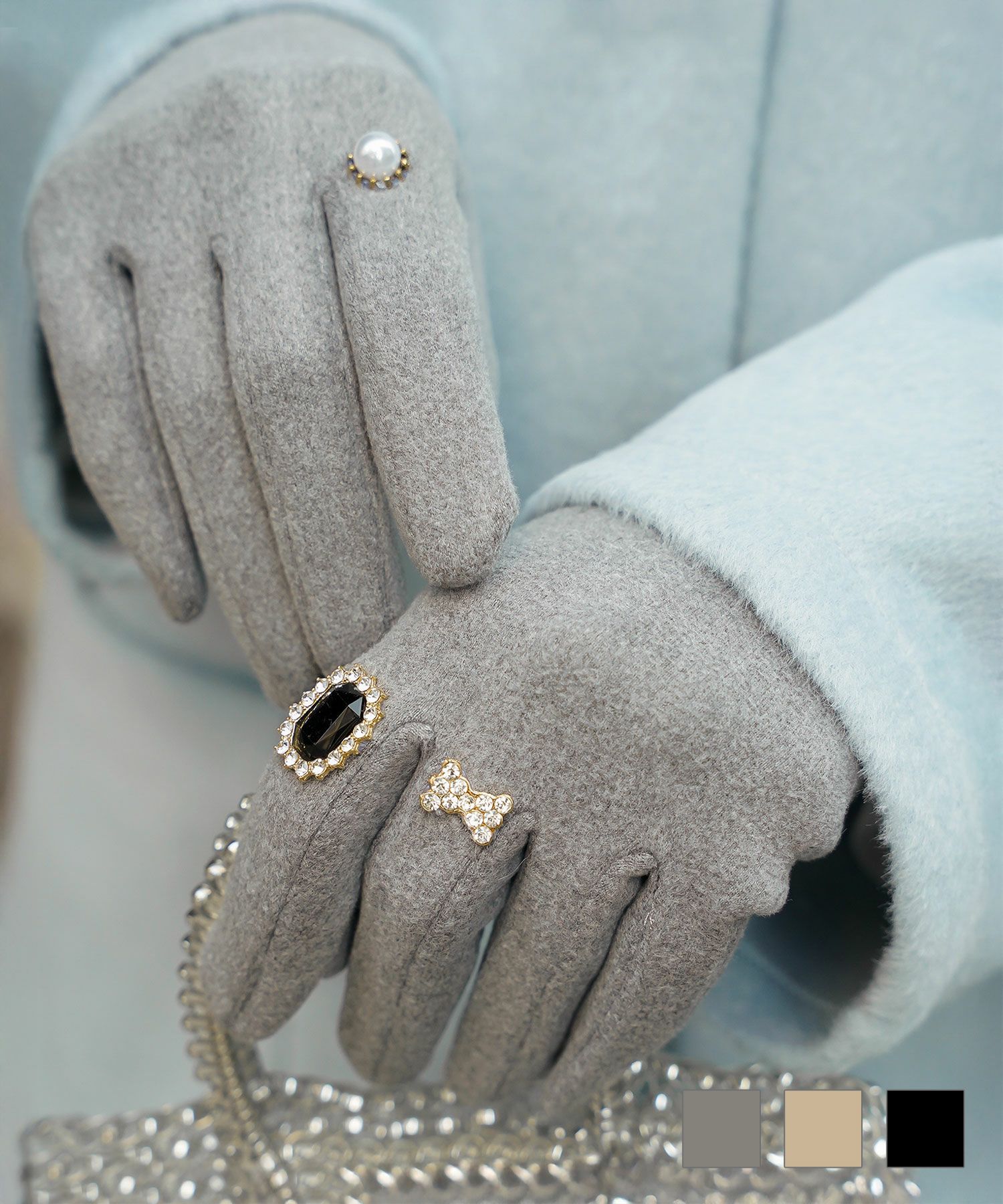 ビジュー リング グローブ HUIT 全3色｜hit987-0325【8】 - その他商品