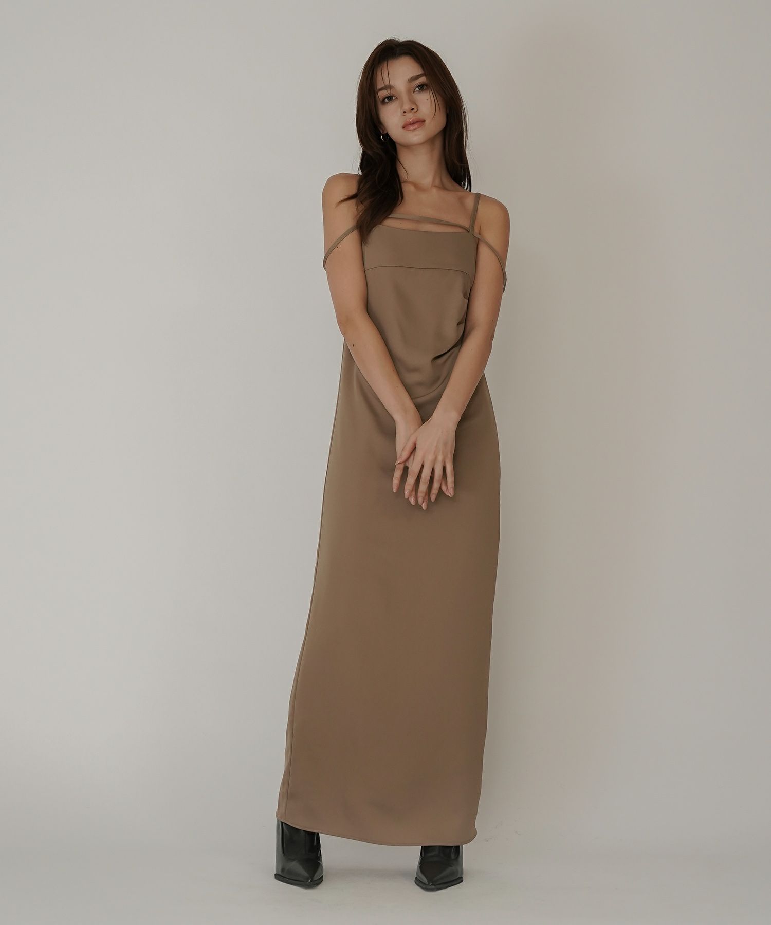 ストラップ アレンジ キャミワンピース KINO THE KEI