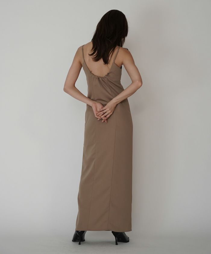 ストラップ アレンジ キャミワンピース KINO THE KEI 全3色｜ktk341