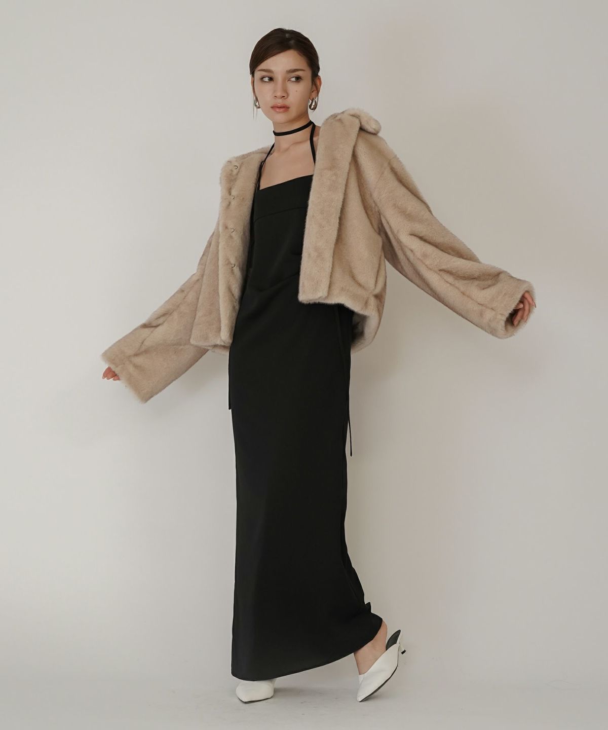 ストラップ アレンジ キャミワンピース KINO THE KEI