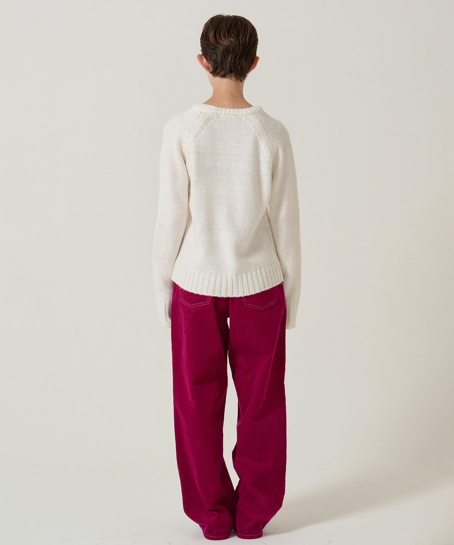 TJ/ラグラン/ニット/スター