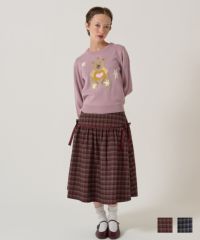 リボン/チェック/スカート