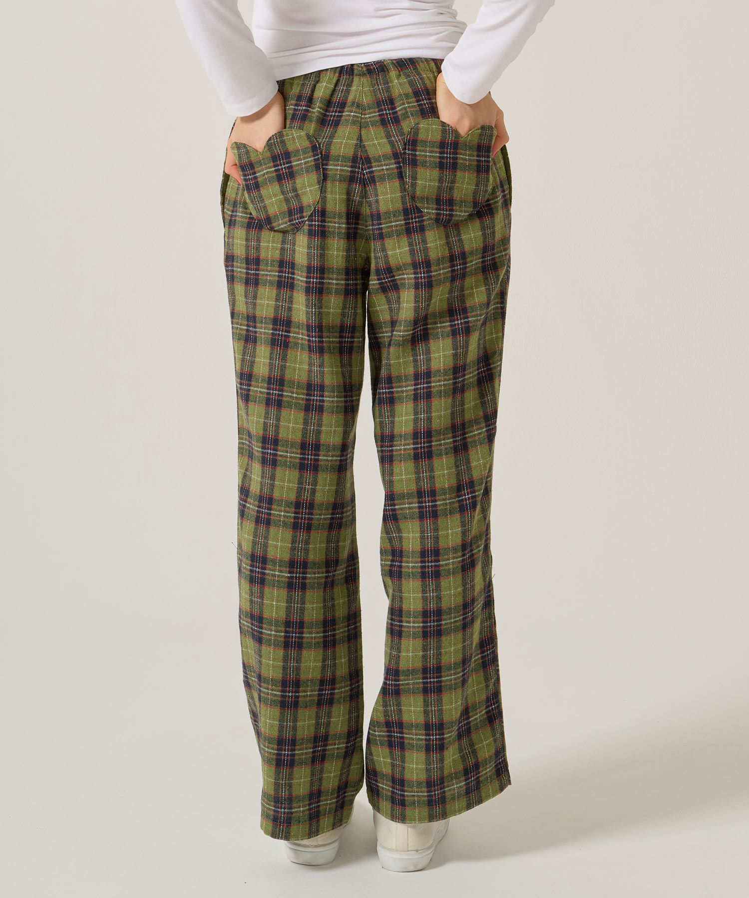 ノベルティ/ハート/チェック/パンツ