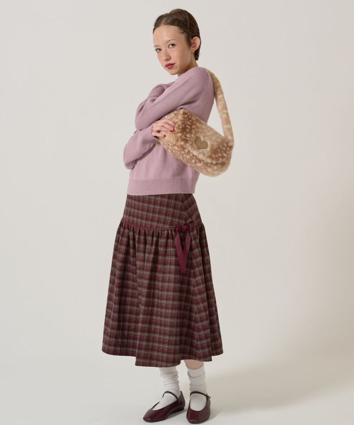 フェイクファー/ミニバッグ/バンビ