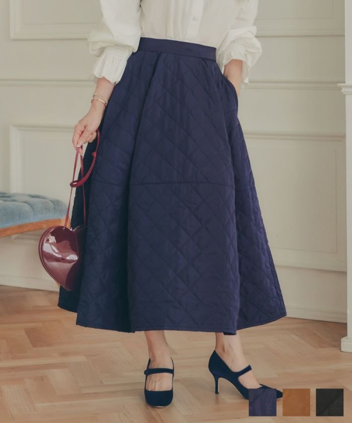 キルティング スカート Liala×PG