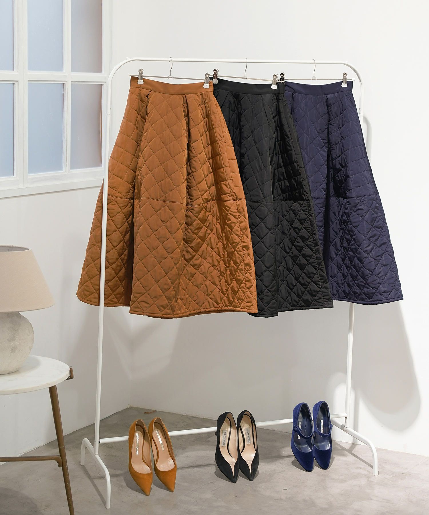 レディース 秋冬 大人可愛い 上品 きれいめ 大人カジュアル フェミニン オフィス 体型カバー ジョイントスペース