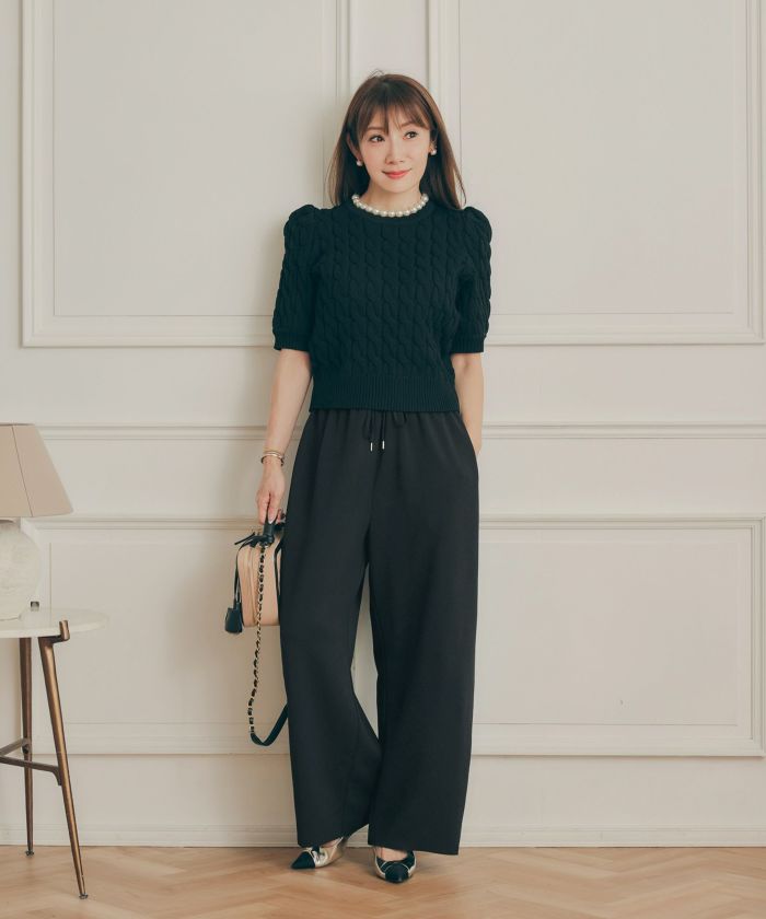 手洗い可 レディース 大人可愛い 上品 きれいめ 大人カジュアル オフィス シンプル ジョイントスペース