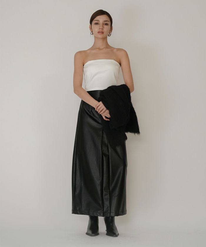 クリアカットソー ２WAY クロップド カップ付き トップス KINO THE KEI