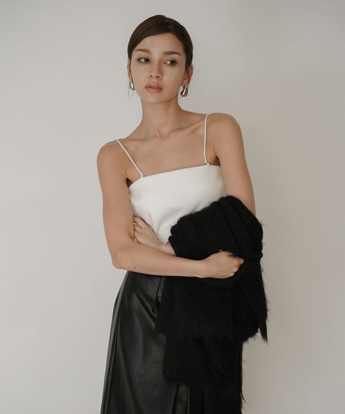 クリアカットソー ２WAY クロップド カップ付き トップス KINO THE KEI