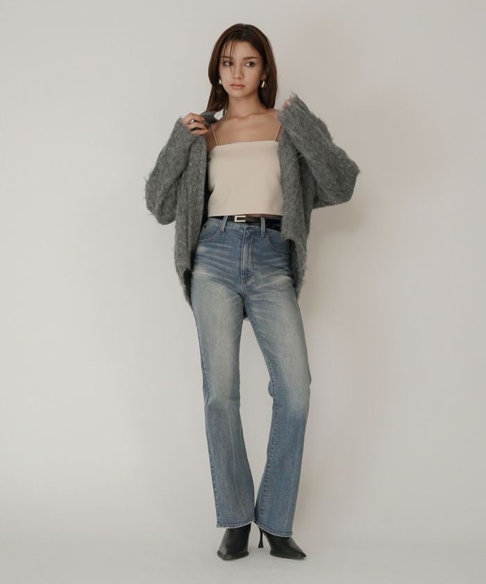 クリアカットソー ２WAY クロップド カップ付き トップス KINO THE KEI