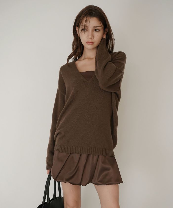 クリアカットソー ２WAY クロップド カップ付き トップス KINO THE KEI