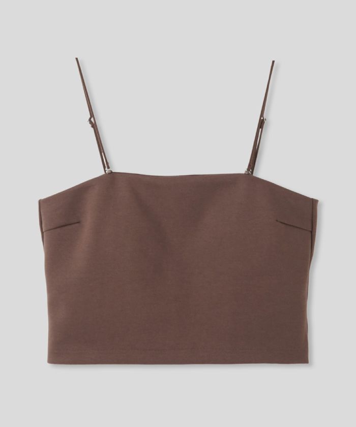 クリアカットソー ２WAY クロップド カップ付き トップス KINO THE KEI