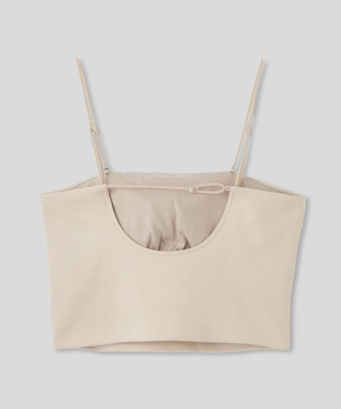 クリアカットソー ２WAY クロップド カップ付き トップス KINO THE KEI