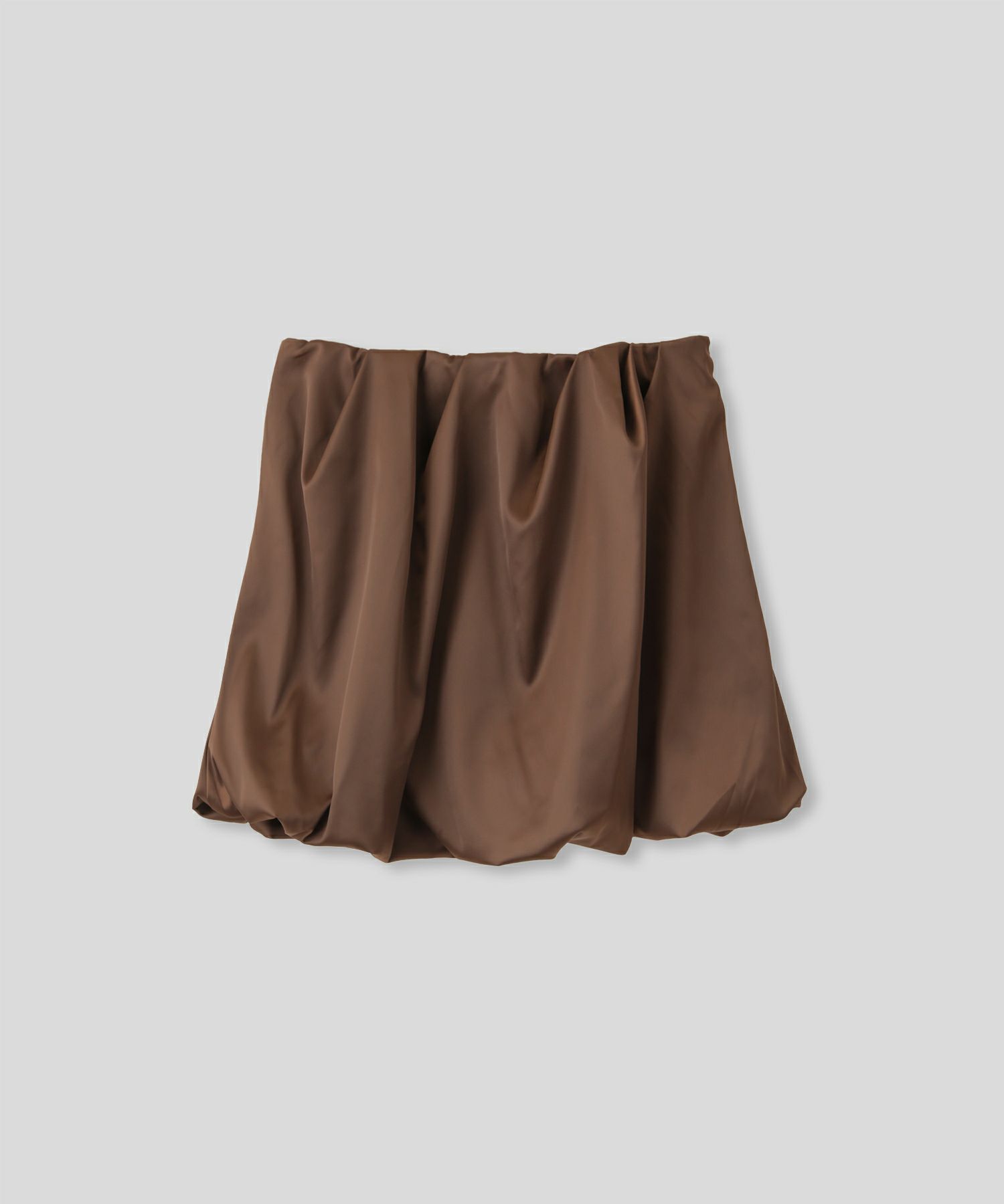 サテン 2WAY ツイスト タック バルーン スカート KINO THE KEI