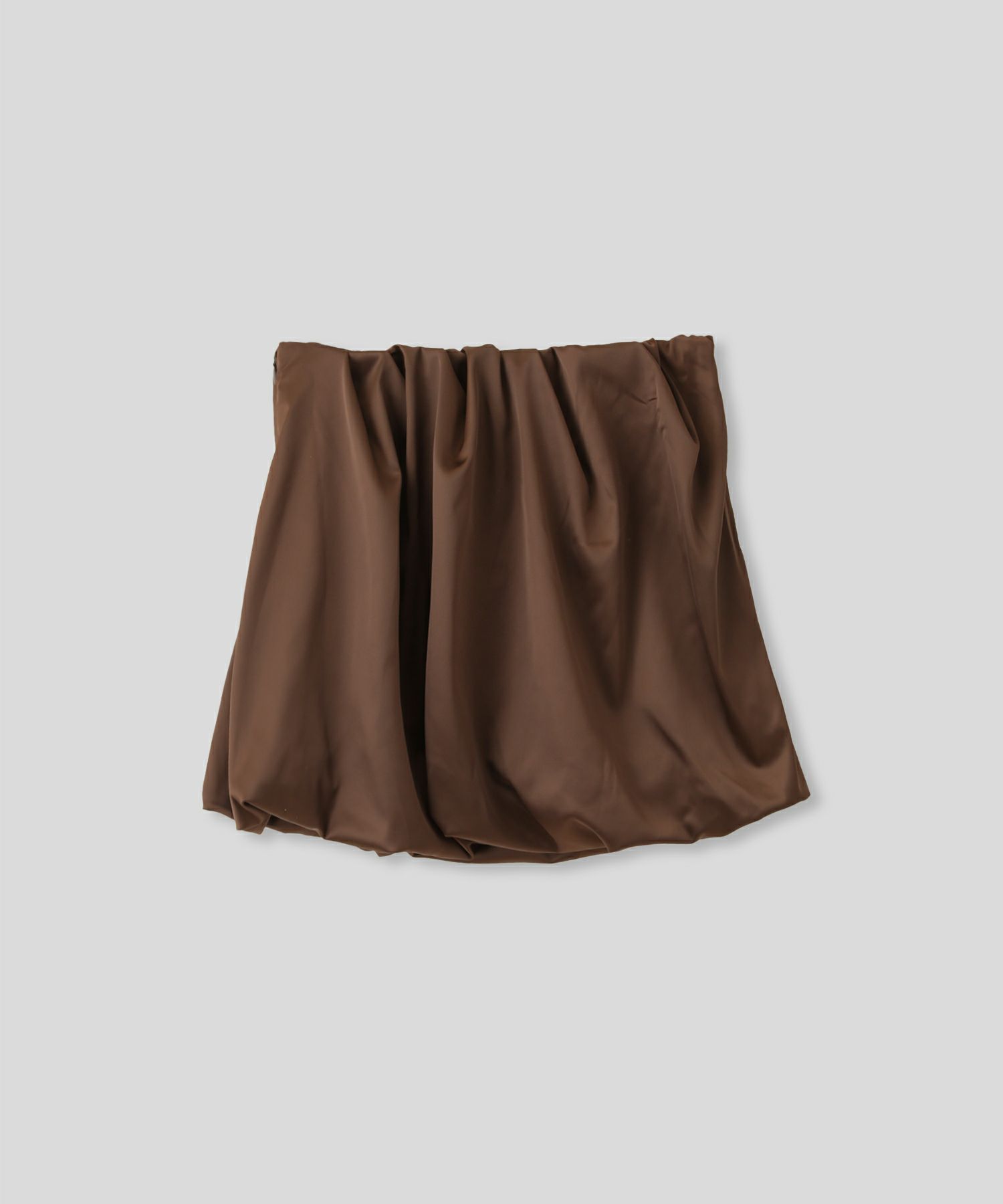 サテン 2WAY ツイスト タック バルーン スカート KINO THE KEI