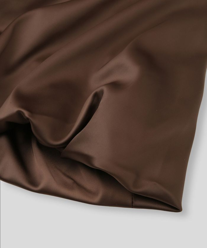 サテン 2WAY ツイスト タック バルーン スカート KINO THE KEI