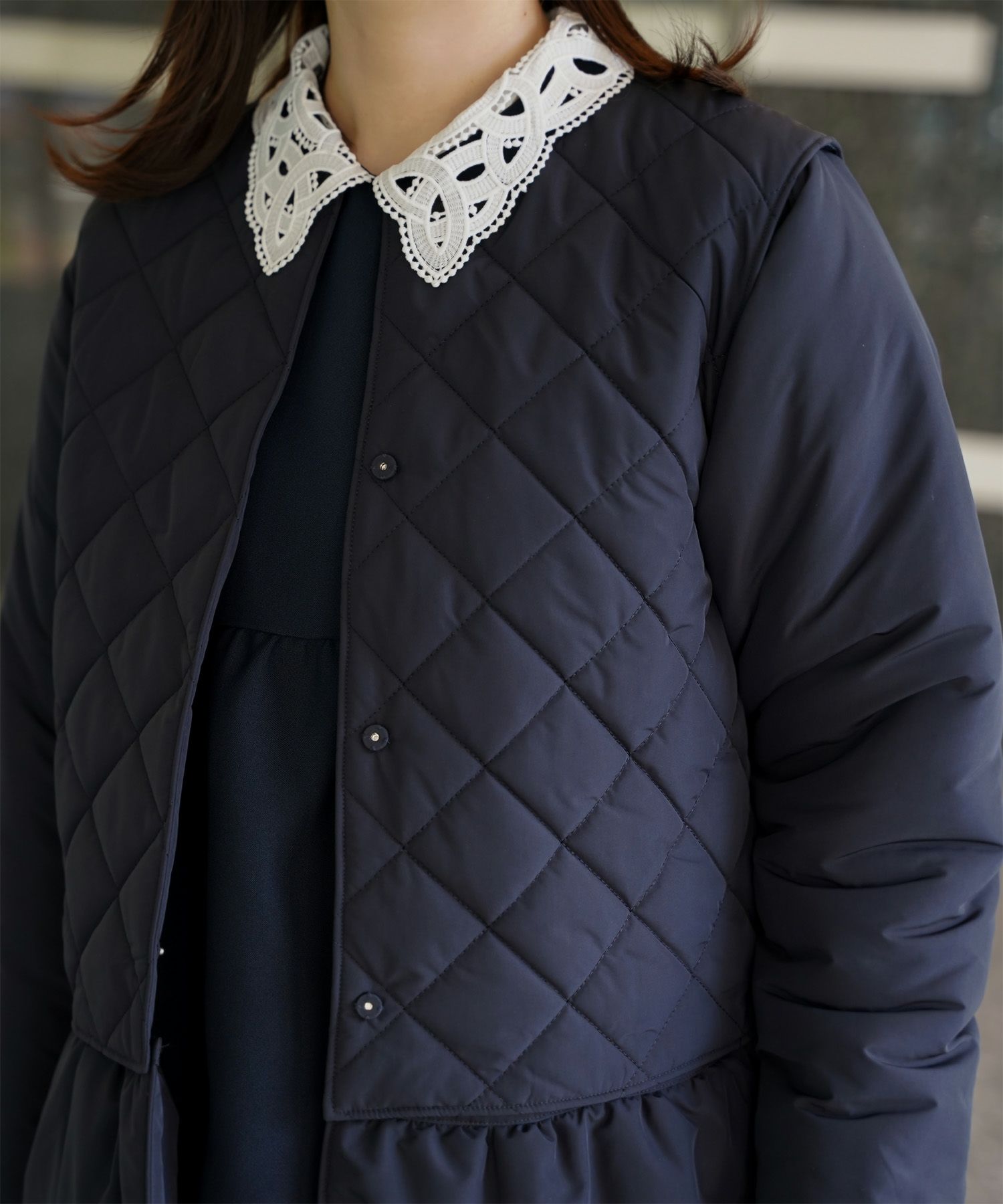 TIME-SALE マルチway キルティング ジャケット HUIT 全3色｜hit241