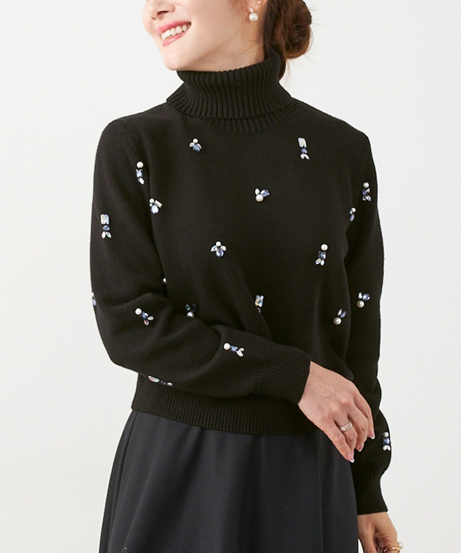 手洗い可 レディース 長袖 大人可愛い 上品 きれいめ オフィス 大人カジュアル フェミニン ジョイントスペース