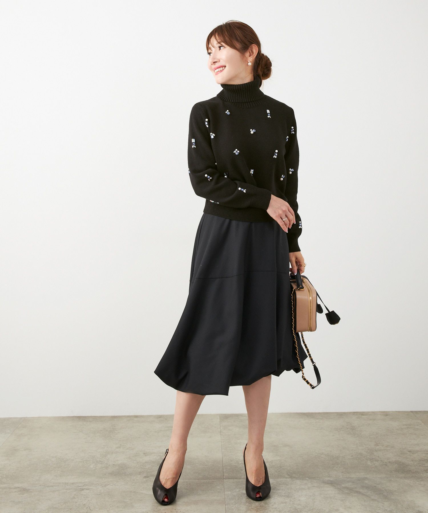 手洗い可 レディース 長袖 大人可愛い 上品 きれいめ オフィス 大人カジュアル フェミニン ジョイントスペース