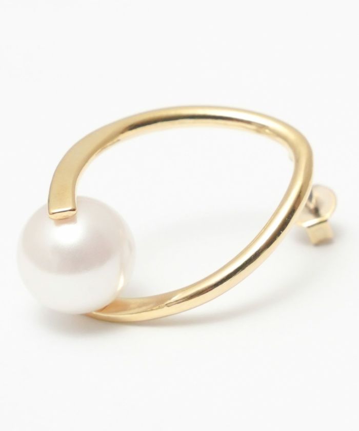 オーバル ツイスト ピアス イヤリング Oval Twist Pierce Earring