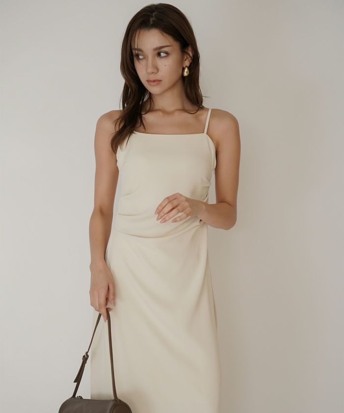 紐アレンジ キャミソール ワンピース KINO THE KEI 紐アレンジ キャミソール ワンピース KINO THE KEI 全3色