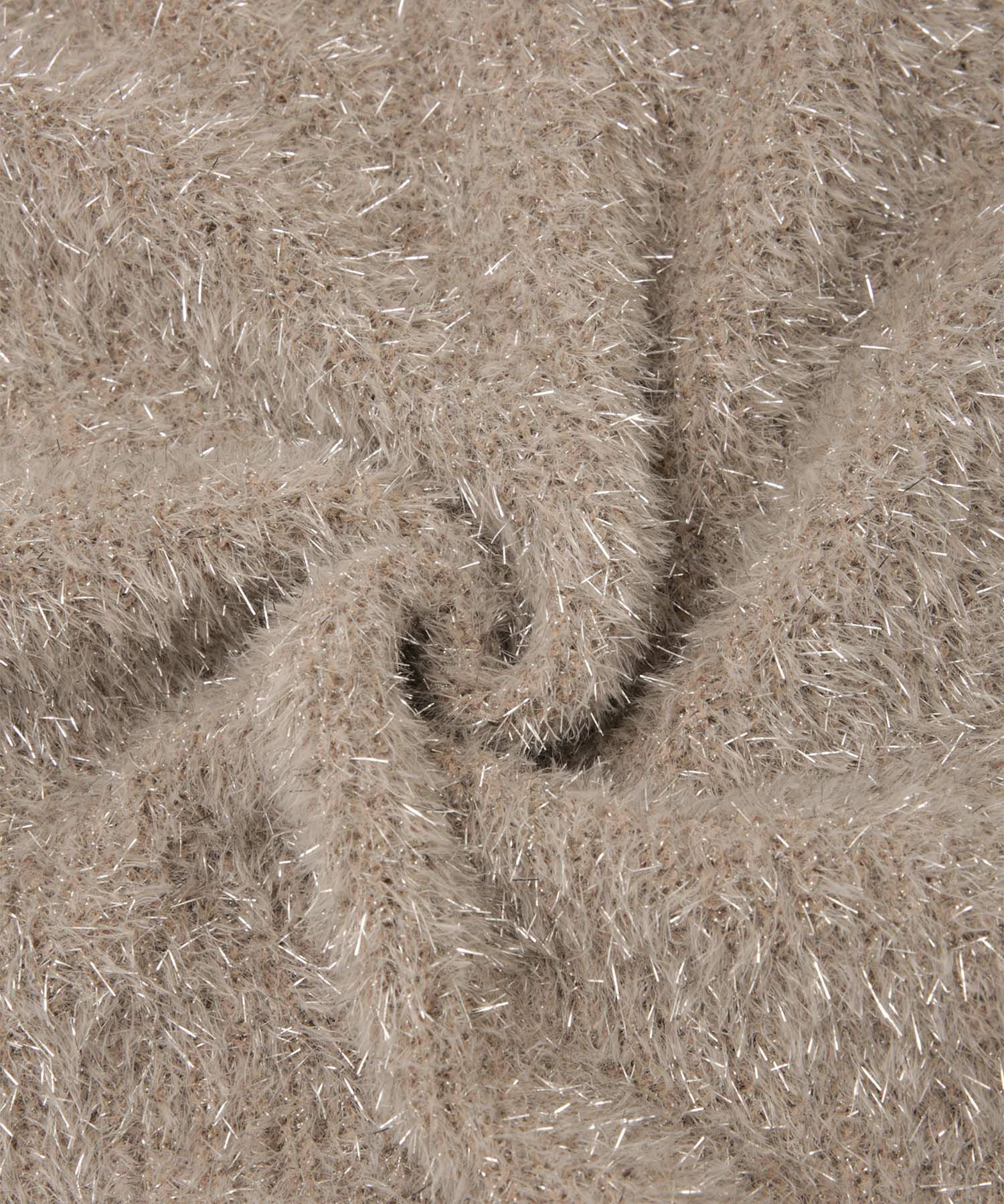 ラメシャギー ニット スカート 秋 冬 ロング ウエストゴム レディース ファッション 着回し 長め 無地 セットアップ シルバー グレージュ ブラック S M